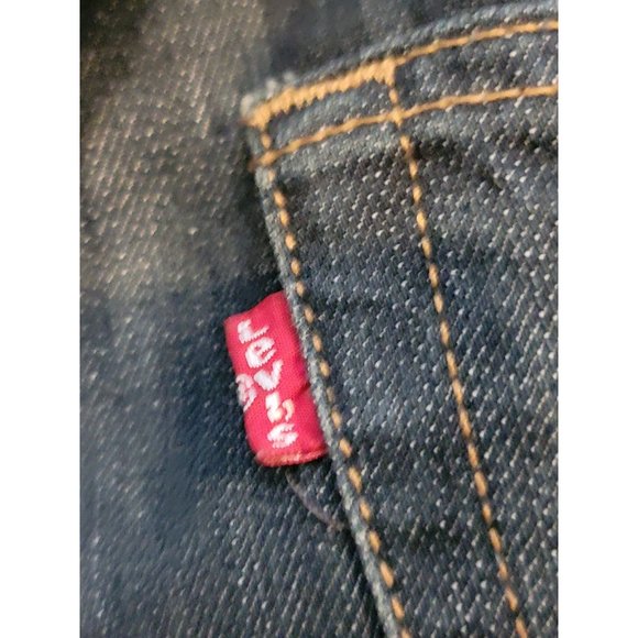 Levi's‎ 501 Button Fly Jeans Size 34X34 Blue Straight Leg - Picture 5 of 7